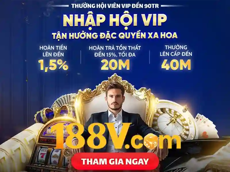 Giao diện trang chủ nhà cái 188v uy tín và chuyên nghiệp